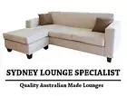 AUSTRALIAN MADE New Mossvale 3 seater chaise Modular Lounge