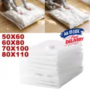1/3x Vacuum Storage Bags Clothes Sealer Bag Space Saver Storage Seal Compressing