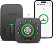 U-Bolt Pro WiFi Smart Door Lock with Door Sensor, 8-in-1 Keyless Entry Door L...