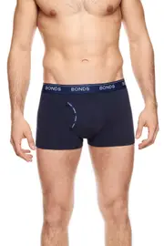 [Bonds] Bonds Men's Cotton Guyfront Trunk 2 Pack Size: Large, Aussie Cotton L Multicolor