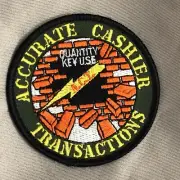 Home Depot Patch - 3 inches x 3 inches - Accurate Cashier Transactions