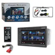 Power Acoustik PD-651B Double DIN Bluetooth In-Dash DVD/CD Car Stereo & Silver R