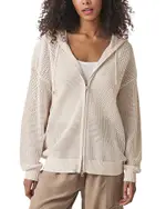 Splendid Nala Zip Up Hooded Sweater