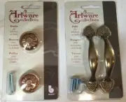 Kitchen / Bath Handles, (100 Pc) Knobs Pulls C454-LP Artware Collections