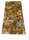 36" x 22" yellow Agate table Top semi precious stones home decor