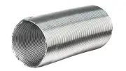 Semi Flexible Air Hose Ø 150mm Length 3M Buckled Air Aluminium Flex Pipe