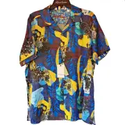 Robert Graham - Colorful Long Sleeve - Men's Medium Button Down Classic Fit