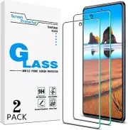 For Galaxy S20 FE 5G Bubble-Free Glass Screen Protector Anti-Scratch Saver 2Pc