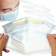 20/50/80PCS Sponge Anti-Fog Nose Bridge Pads Seal Nose Cushion Memory Foam Nose Pads Self-Adhesive Protection Strip Nose Pad for Mask (White, 80PCS)