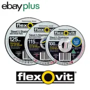 Flexovit cutting disc ultra thin 1mm x 100mm 115mm 125mm for steel & stainless