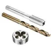 M12 x 1.75 Left Hand Thread Milling Tap and Round Die and 10.2mm Drill Bit Set