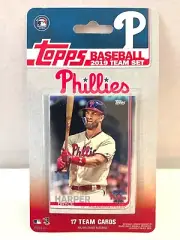 2019 Topps PHILADELPHIA PHILLIES Team Set - Bryce Harper 1st Phils - 17 Cards