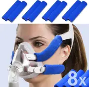 8 Pack Cpap Headgear Strap Covers, Universal And Reusable Cpap Strap Covers, Soft-fleece Strap Pads, Reduce Red Marks & Skin Irri-tation, Great Value
