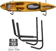Kayak Storage Rack, Surfboard Wall Mount Storage Racks, Indoor Outdoor Canoe Hooks Hanger, for Canoe, Paddle Board, Surfboard, Snowboard