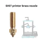 Extrusion Head 0.4MM Brass Nozzle 3D Printer Accessories for SV07 3D Printer