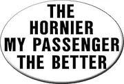 Knockout 258 'The Hornier my passenger The better' Hitch Cover
