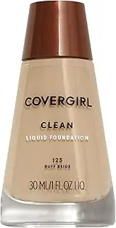 [COVERGIRL] Clean Makeup Foundation,Buff Beige 125, 30 ml