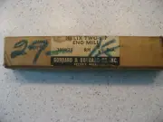 Vtg NOS Goddard & Goddard Helix Two-Lip End Mill 2DW28 RH 7/8"D