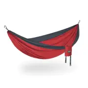eno eagles nest outfitters doublenest hammock red charcoal camping backpacking