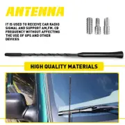 12" Inch Short Black Replacement Antenna Mast AM/FM For NISSAN TITAN 2004-2023