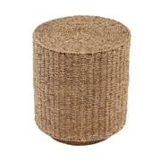 Design Square Cleo Side End Lamp Table Round - Natural