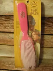 Vintage GOODY Professional Hair Brush 8.5" Pink Massage Wont Split Ends NEW NOS