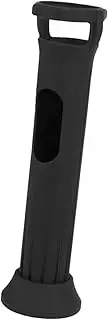 Vsenkes Microphone Silicone Case,Mic Sleeve Anti Rolling with Base Microphone Stand Protective Case for Show Performance KTV