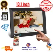 Digital Picture Frame 10.1-inch Electronics Photo Frame APP Control IPS 32G