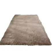 Catzon Soft Shaggy Area Rugs for Bedroom Nursery Non-slip Backing Carpet-Light Camel