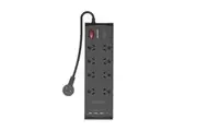 Monster 8 Socket Surge Protector with USB-C & USB-A Ports