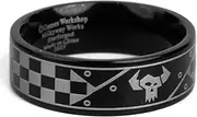 [Starforged] Warhammer 40K Orks & Fenrisian wolves Leagues of Votann Alloy Men's Ring Orks-13, 13, Non-Precious Metal, No Gemstone