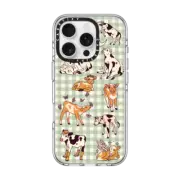 iPhone 16 Pro Clear Case MagSafe Compatible Cow Gingham