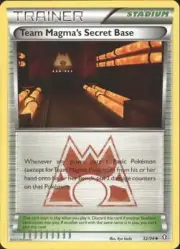 (pok-DC-032) Team Magma's Secret Base Uncommon Pokemon Double Crisis Card #32