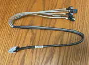 Amphenol RMS36-0869 Mini SAS SFF-8087 (Host) to 4 x SATA (Target) Fanout Cable