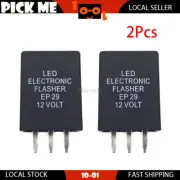 2 x 4Pin 12V EP29 LED Electronic Flasher Relay For Mazda B3000 2004