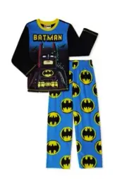 NWt 4 5 Lego batman superhero dc comics winter fall pajamas legos boys christmas