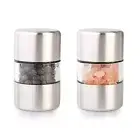1Pc Kitchen Stainless Steel Manual Salt Pepper Grinder Portable Mill Grinder