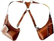 [Wzmzjy] Fashion Medieval PU Leather Underarm Shoulder Bag for Party Travel Backpack