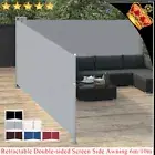 Garden Side Awning Windbreaker Sunshade Retractable double-sided Privacy Screens