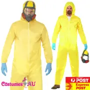 Adult Breaking Bad Costume Hazmat Walter Hazard Heisenberg Cosplay Men Mask Suit