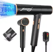 High-Speed Ionic Hair Dryer 110000 RPM Brushless Motor w/ Nozzle - NIB