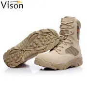 Men Desert Delta Force Tactical Military/Hunting Outdoor Army Boots High Top