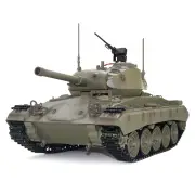 Tongde Model Chaffee M24 RTR 1/16 2.4G RC Battle Tank Smoke Sound Shooting LED Light Simulated Vehicles Model RTR Toys