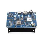UPS HAT E Uninterruptible Power Supply Module for Raspberry Pi 5/4B/3B+ 5V 6A Output Type-C Fast Charging I2C Real-Time