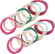 Hohopeti Elastic Weaving 16pcs Refill Loops Educational Craft Kit for Toddlers Preschoolers Boys and Girls