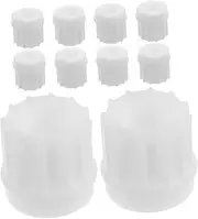 TEHAUX 10pcs Meat Grinder Plastic Sleeve Screw Parts for Meat Mincer Gears Sausage Casing