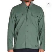 Coldsmoke Men's Green Jacket Zip Up Snaps and Patch Size S Brand New With Tag
