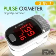 Fingertip Pulse Oximeter: LED Display, Blood Oxygen Saturation (SpO2) Monitor
