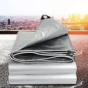 Heavy Duty Waterproof Tarp Sheet Cover 180g/m² with Reinforced Grommets Multipurpose Outdoor Use