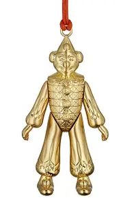 Waterford Golden Christmas Clown Hanging Ornament